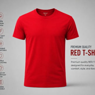 Premium RED Cotton T-Shirt