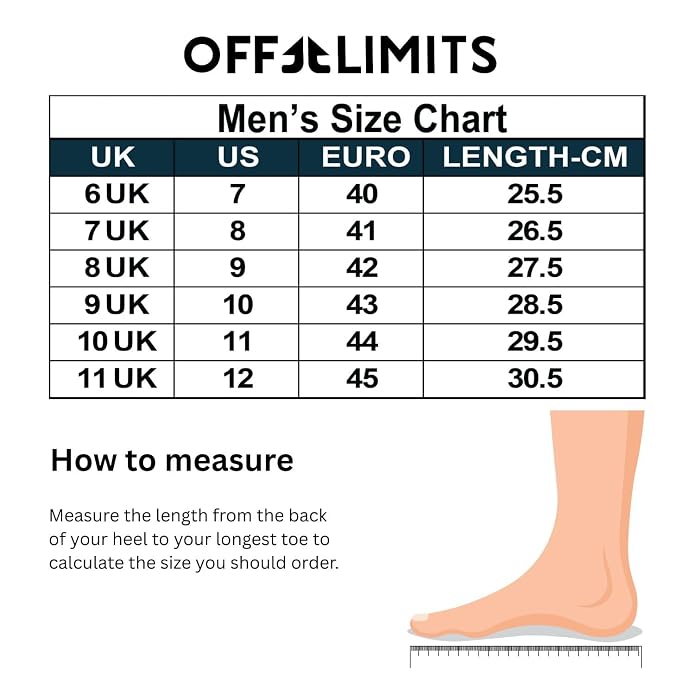 OFF LIMITS Roger Sneakers for Men | Breathable Mesh/Synthetic Construction with Memory Foam Insock and EVA Sole for Easy Movement, College Wear, Travel & Casual Plans - Image 2