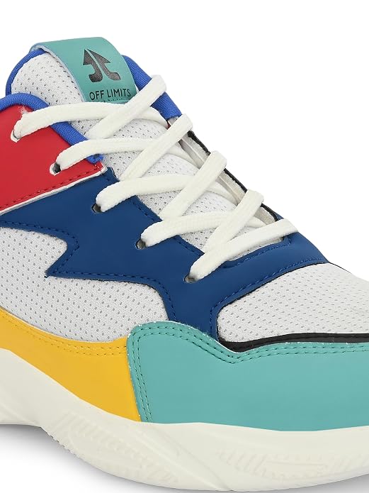 OFF LIMITS Roger Sneakers for Men | Breathable Mesh/Synthetic Construction with Memory Foam Insock and EVA Sole for Easy Movement, College Wear, Travel & Casual Plans - Image 3