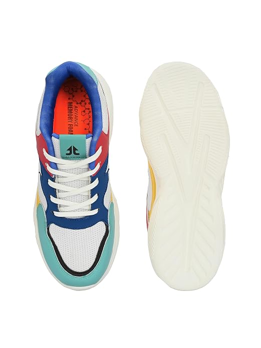 OFF LIMITS Roger Sneakers for Men | Breathable Mesh/Synthetic Construction with Memory Foam Insock and EVA Sole for Easy Movement, College Wear, Travel & Casual Plans - Image 4